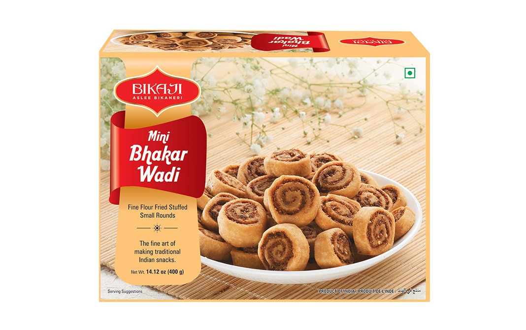 Bikaji Mini Bhakar Wadi    Box  400 grams